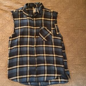 H&M flannel vest men